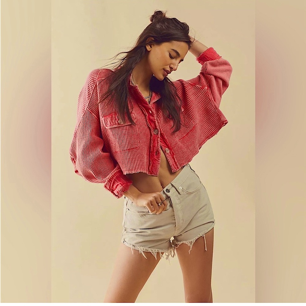 Free People FP One Scout Jacket Cropped // NWOT - Picture 9 of 11